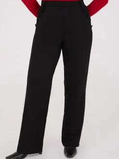 Suzy Shier Pants>High-Rise With Button Details