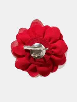 Suzy Shier Hair Accessories>2-In-1 Rose Hair Clip & Broach