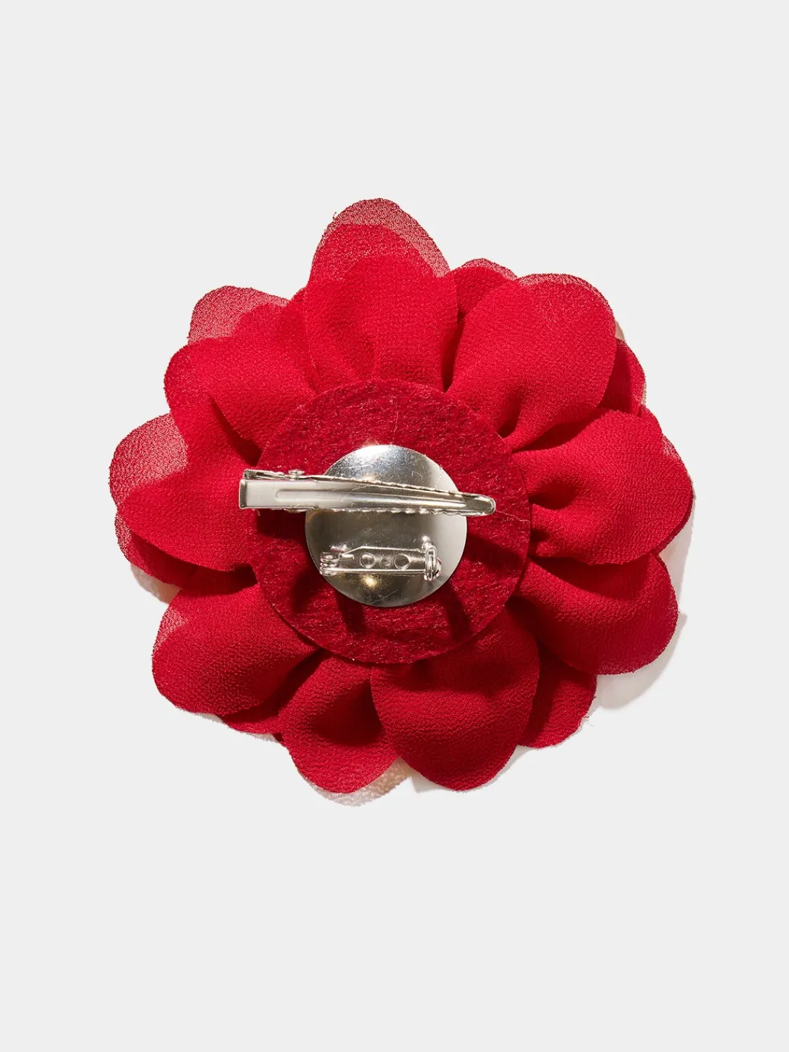 Suzy Shier Hair Accessories>2-In-1 Rose Hair Clip & Broach
