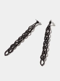 Suzy Shier Jewelry By Le Château>Jewelled Braided Earring
