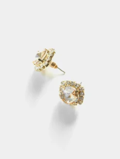 Suzy Shier Jewelry By Le Château>Jewelled Choker & Gem Earring Set