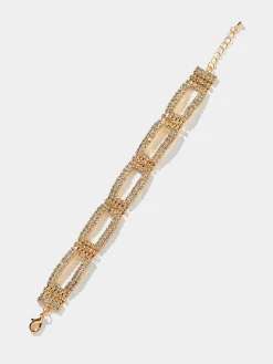 Suzy Shier Jewelry By Le Château>Jewelled Geometric Bracelet