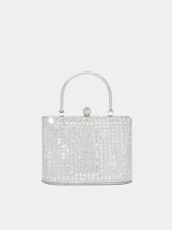 Suzy Shier Handbags By Le Château>Jewelled Minaudiere With Top Handle
