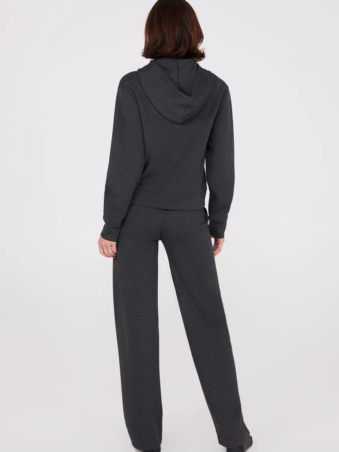 Suzy Shier Lounge & Pjs|Long Sleeve>Kangaroo Pocket Zip-Up Hoodie