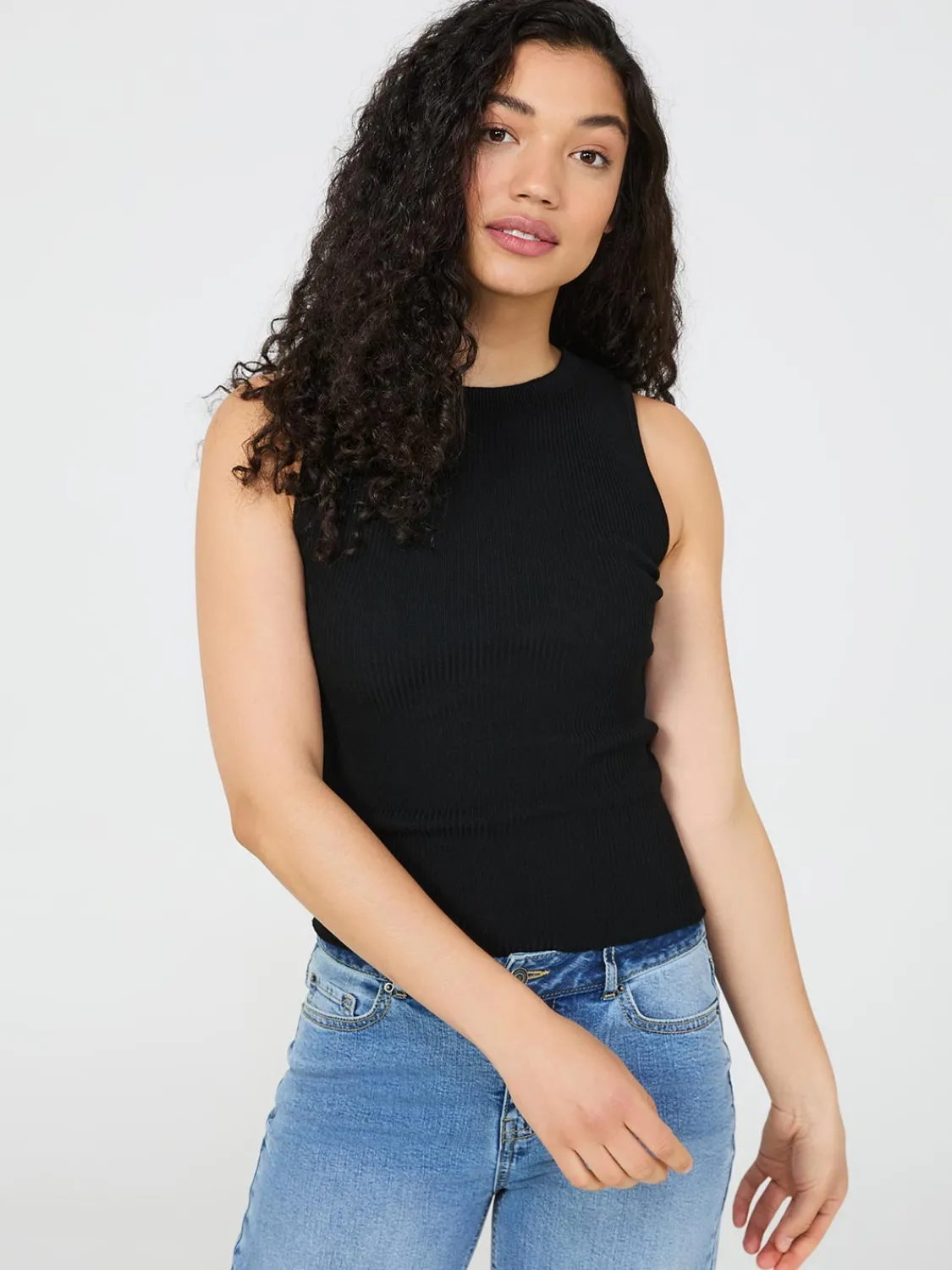 Suzy Shier Sleeveless|Sweaters & Cardigans>Knit Tank Top