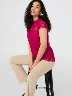 Suzy Shier Tops|Short Sleeve><noscript><img width=