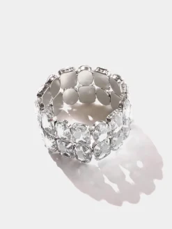 Suzy Shier Jewelry By Le Château>Large Gem Stretch Bracelet