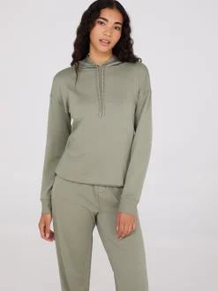 Suzy Shier Lounge & Pjs|Long Sleeve>Lightweight Fleece Hoodie