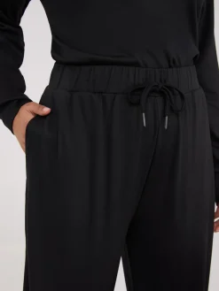 Suzy Shier Leggings & Sweatpants|Pants>Lightweight Fleece Wide-Leg Pants
