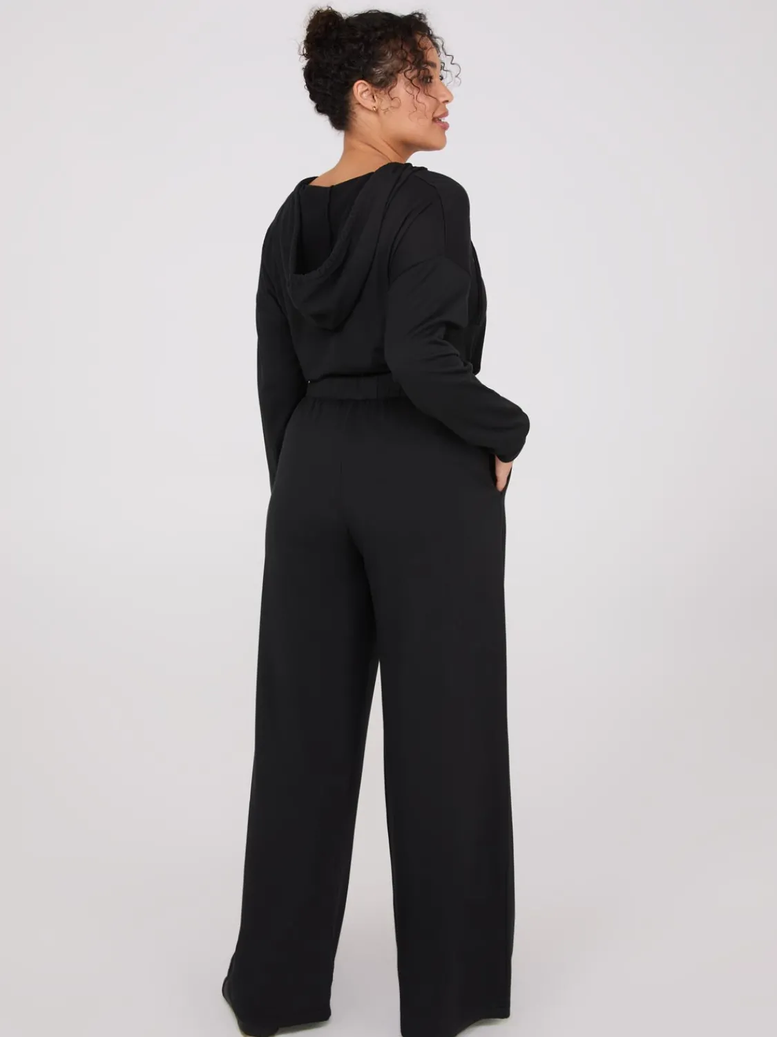 Suzy Shier Leggings & Sweatpants|Pants>Lightweight Fleece Wide-Leg Pants