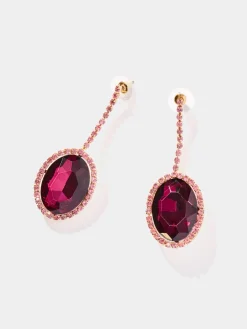 Suzy Shier Jewelry By Le Château>Long Oval Gem Earring