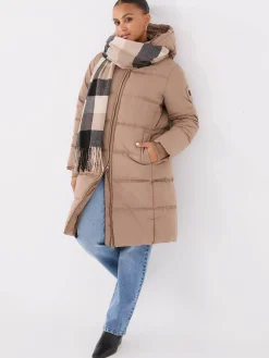 Suzy Shier Puffers & Jackets|Puffers & Jackets>Long Puffer Jacket