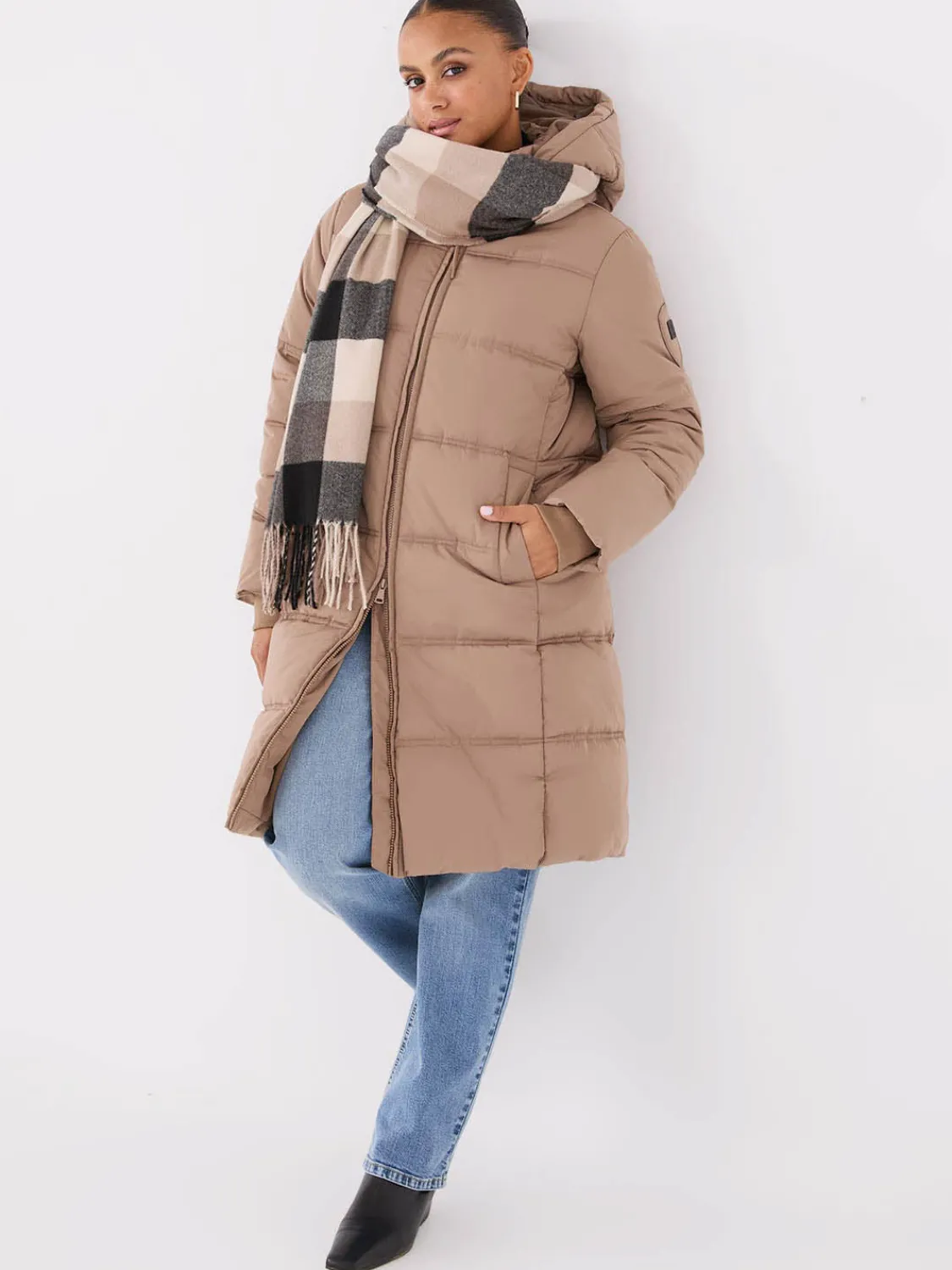 Suzy Shier Puffers & Jackets|Puffers & Jackets>Long Puffer Jacket