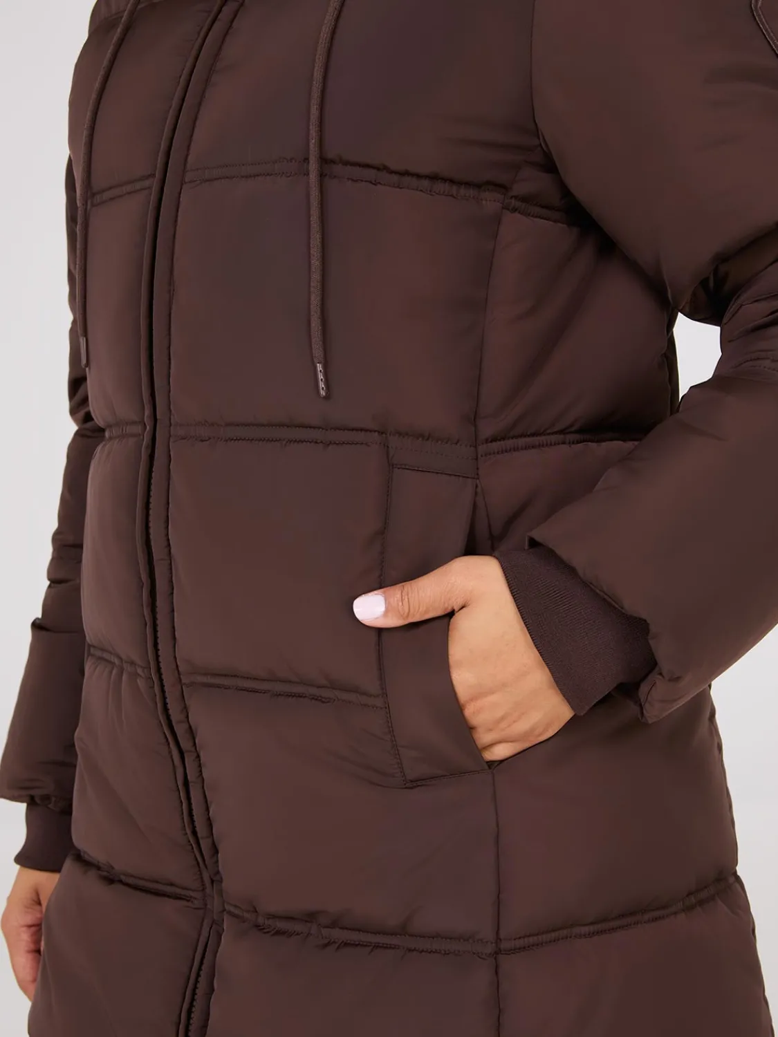 Suzy Shier Puffers & Jackets|Puffers & Jackets>Long Puffer Jacket