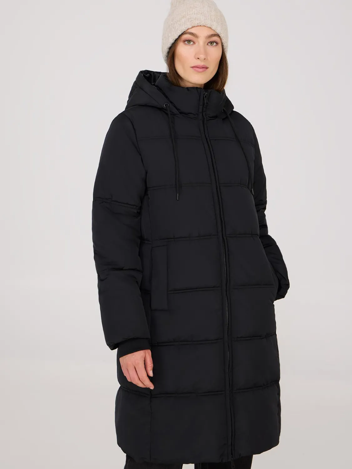 Suzy Shier Puffers & Jackets|Puffers & Jackets>Long Puffer Jacket