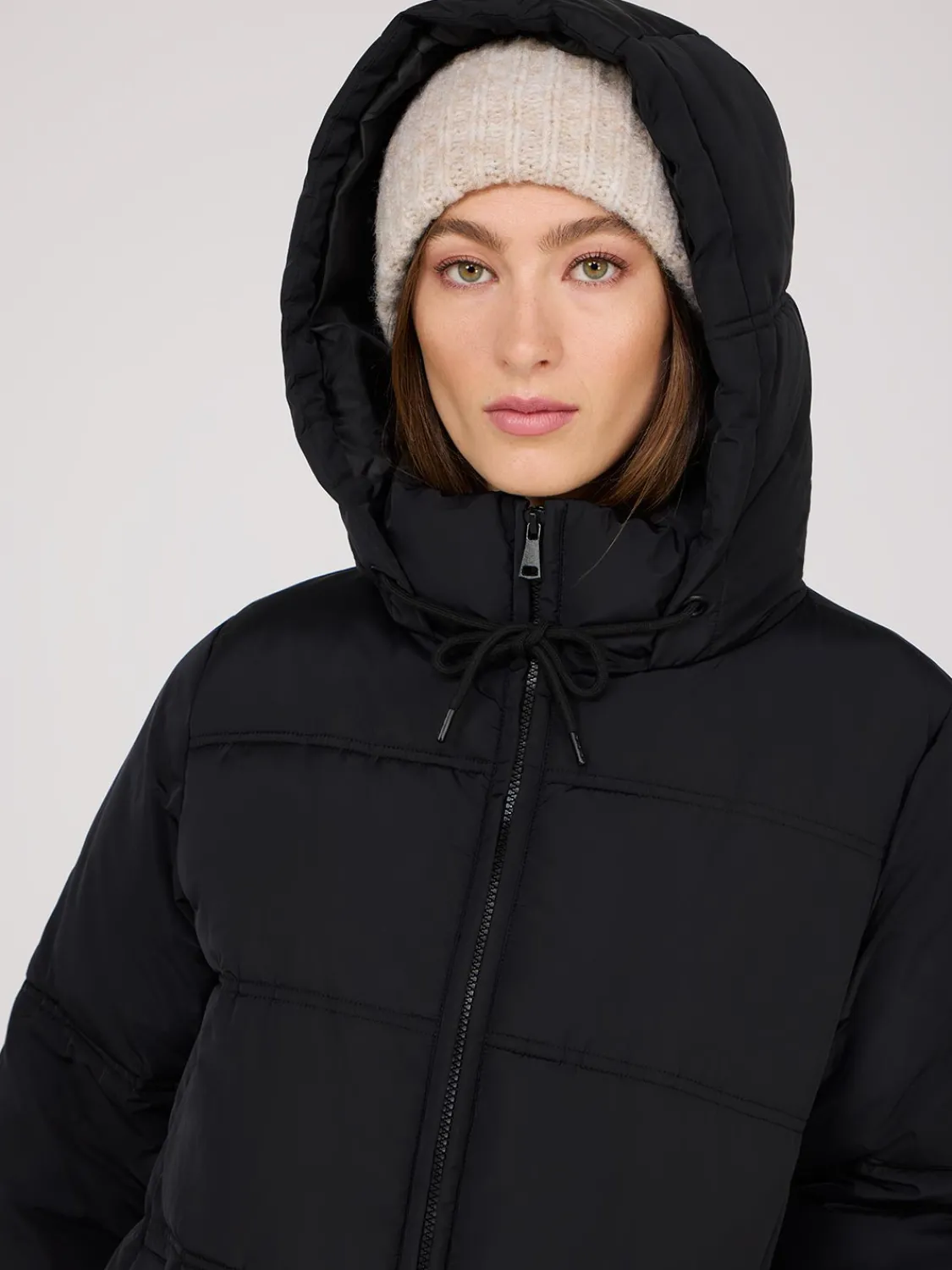 Suzy Shier Puffers & Jackets|Puffers & Jackets>Long Puffer Jacket
