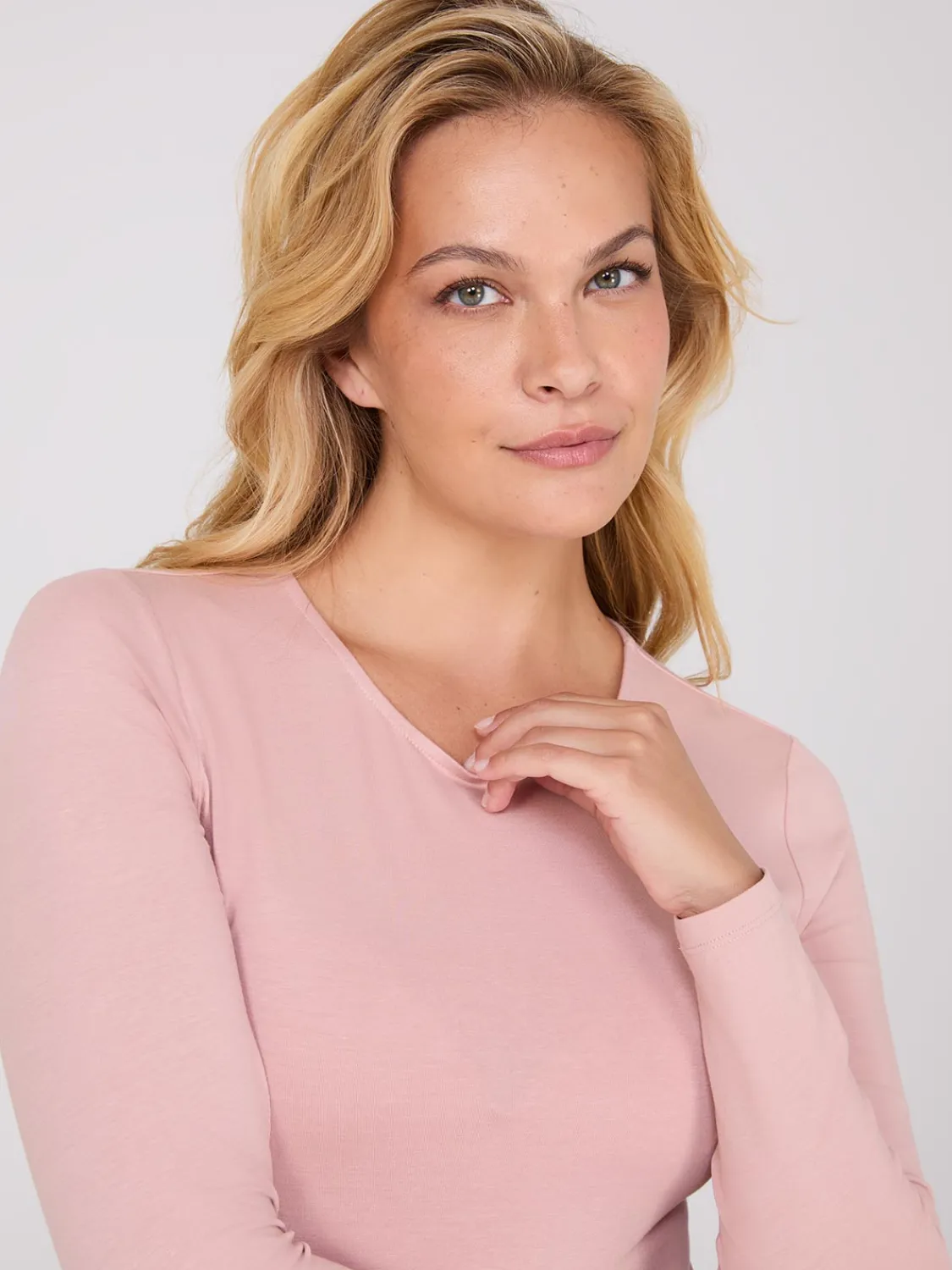 Suzy Shier Suzy Everyday|Long Sleeve>Long Sleeve Round Neck Top