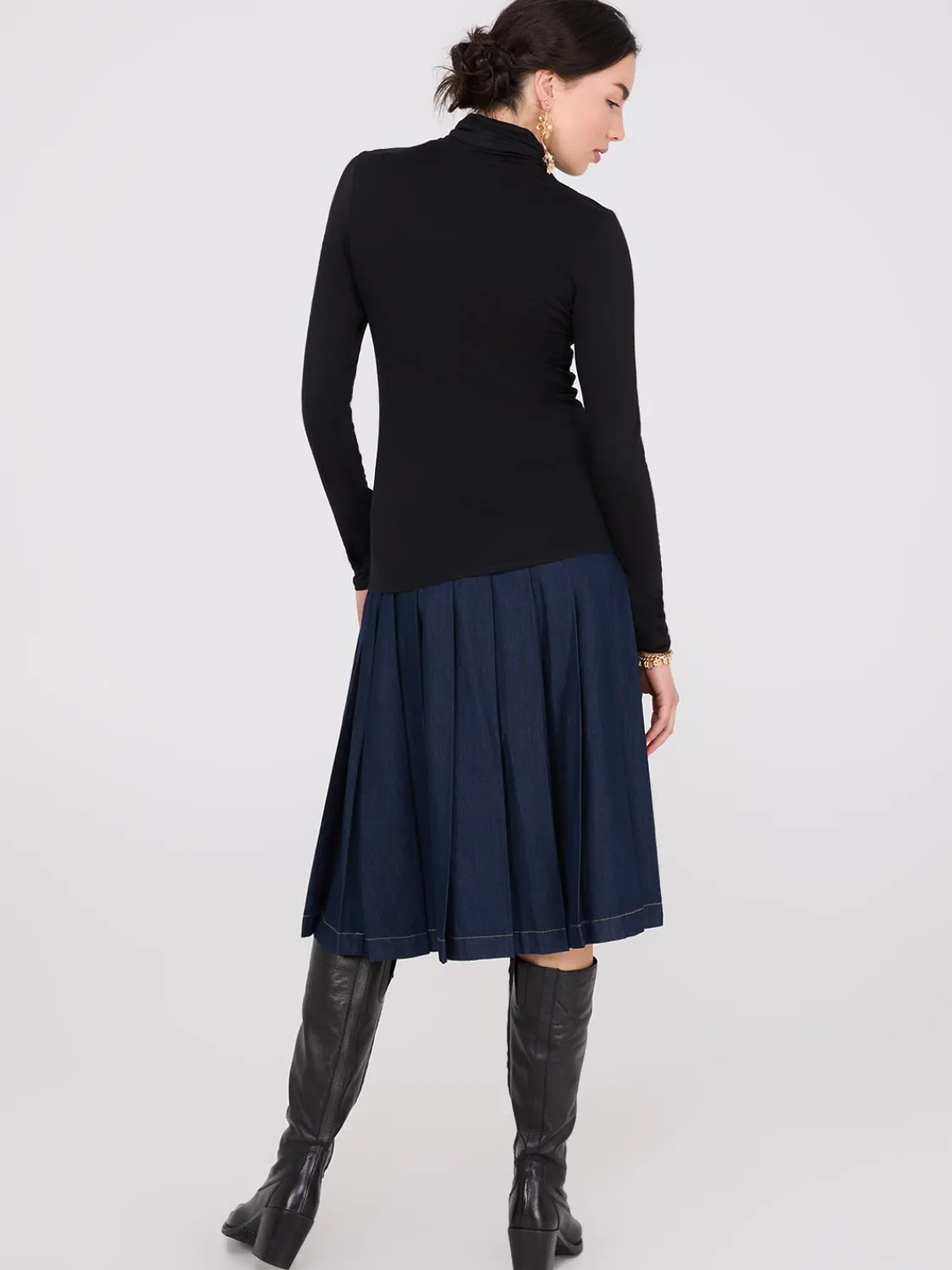 Suzy Shier Suzy Everyday|Long Sleeve>Long Sleeve Turtleneck Top