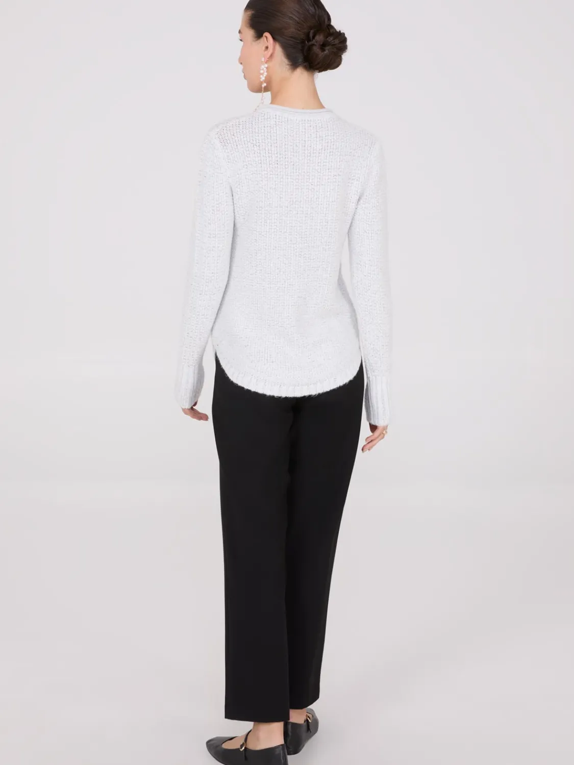 Suzy Shier Long Sleeve|Sweaters & Cardigans>Long Sleeve Twisted Stitch Sweater