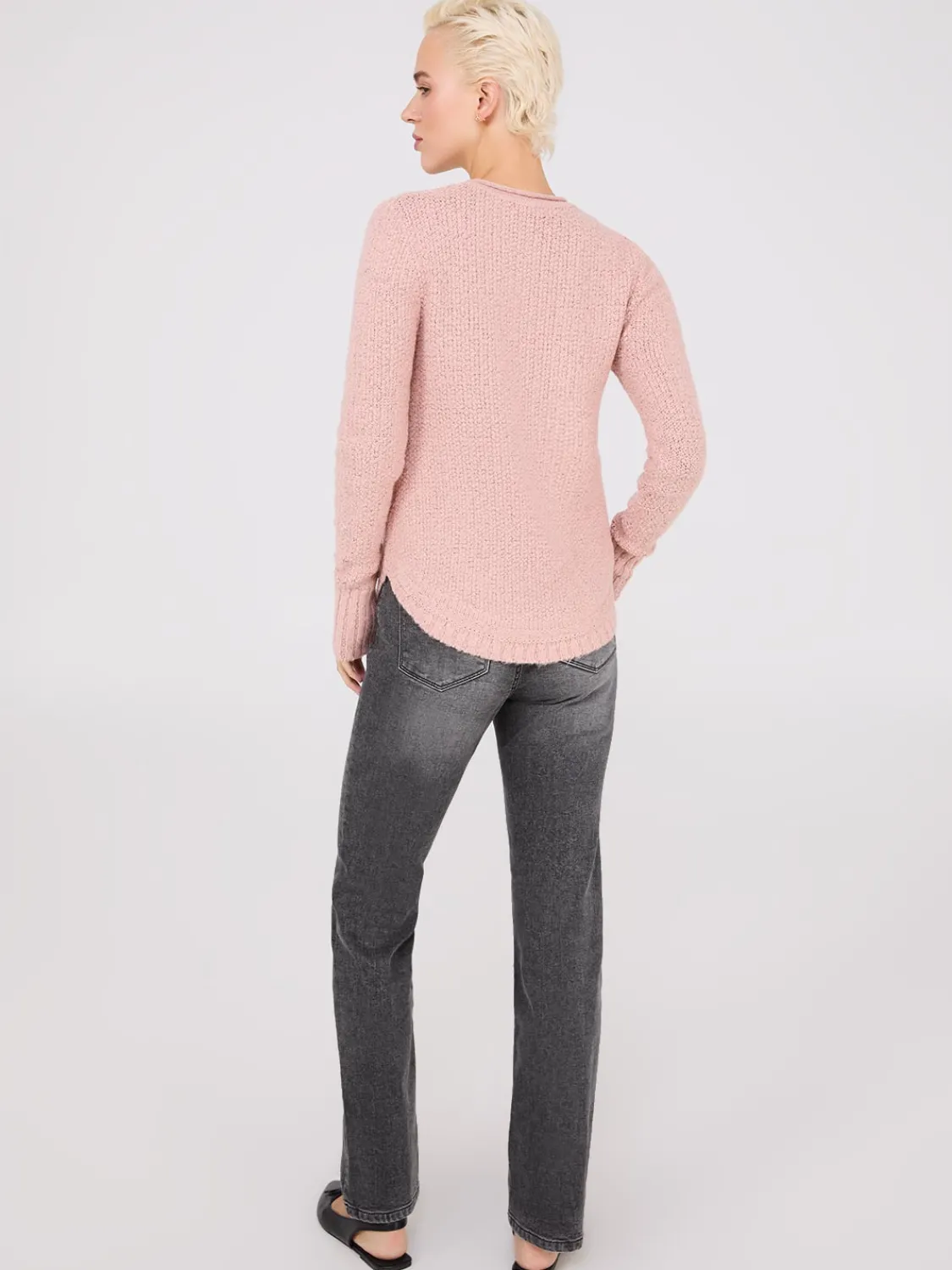 Suzy Shier Long Sleeve|Sweaters & Cardigans>Long Sleeve Twisted Stitch Sweater