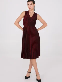 Suzy Shier Midi & Maxi|Party Dresses>Midi Shimmer Fit & Flare Dress