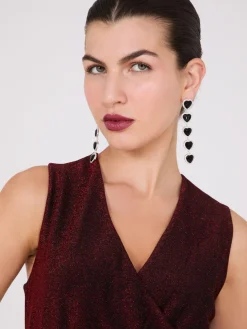 Suzy Shier Midi & Maxi|Party Dresses>Midi Shimmer Fit & Flare Dress