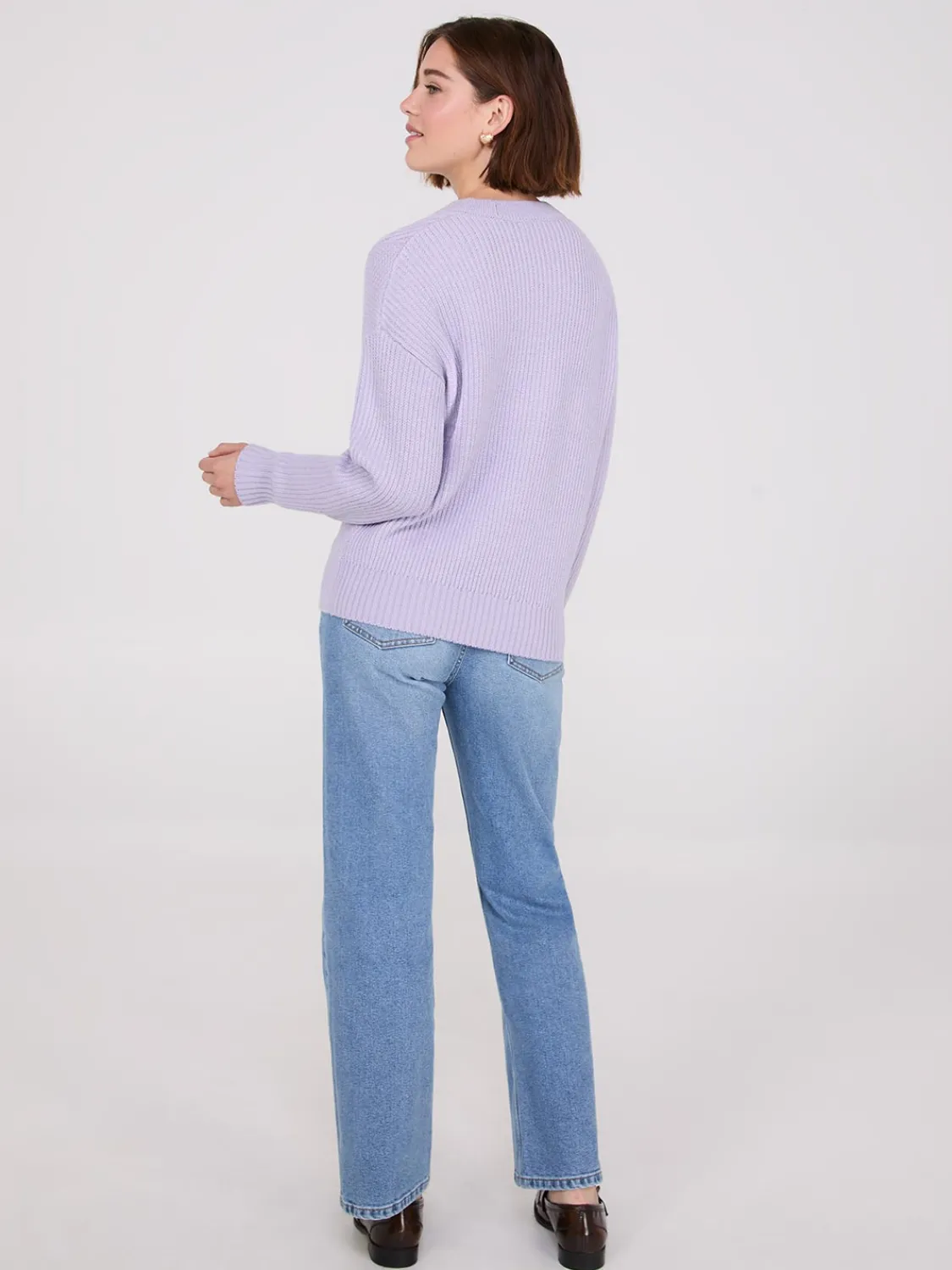 Suzy Shier Long Sleeve|Sweaters & Cardigans>Multi Stitch Crew Neck Sweater