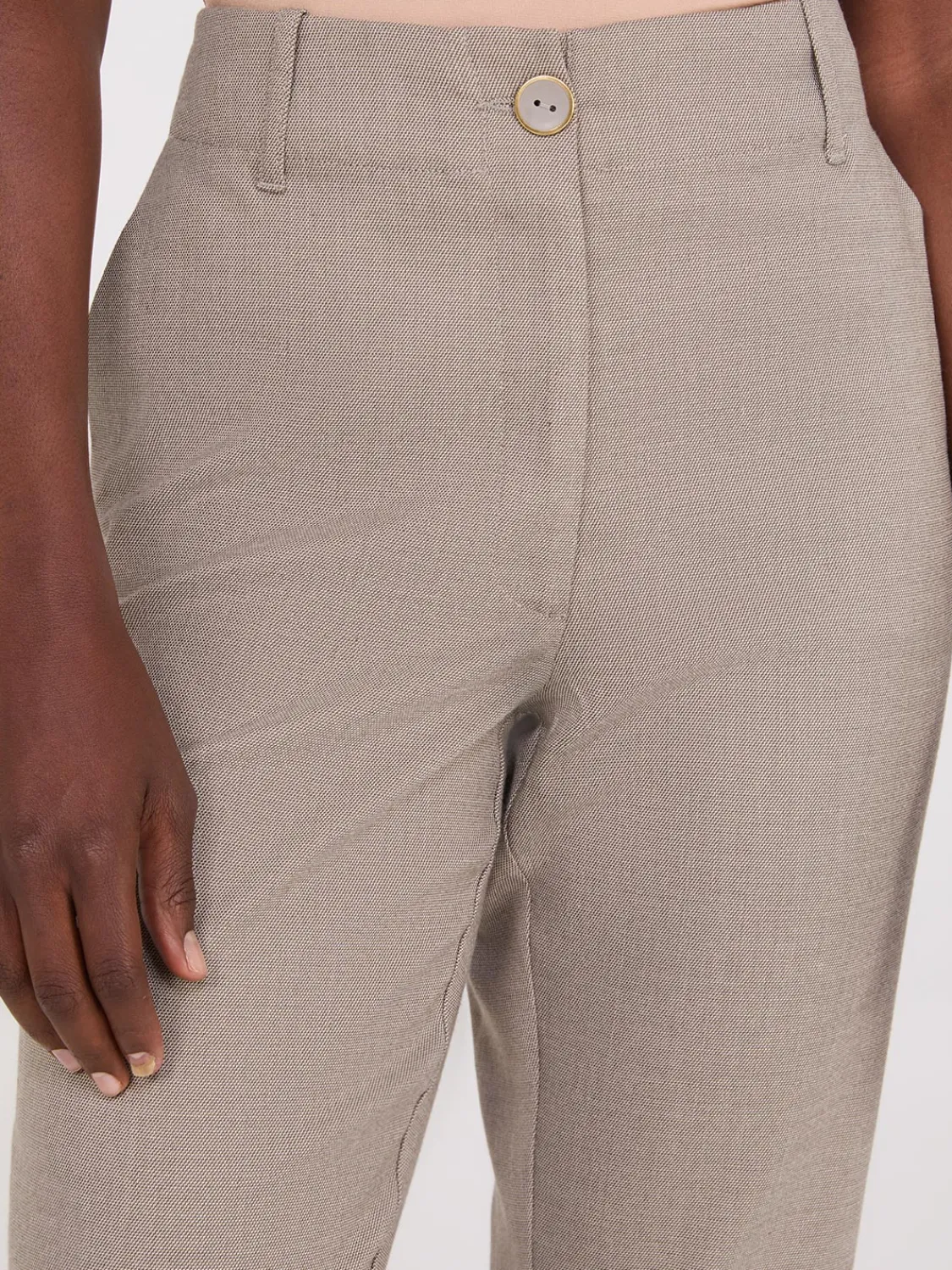 Suzy Shier Suiting|Bottoms>No Waistband Straight Leg Pants