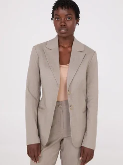 Suzy Shier Suiting|Blazers & Vests>Notch Collar 2-Button Blazer