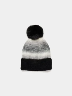 Suzy Shier Hats & Scarves & Gloves>Ombre Knit Hat With Pom Pom