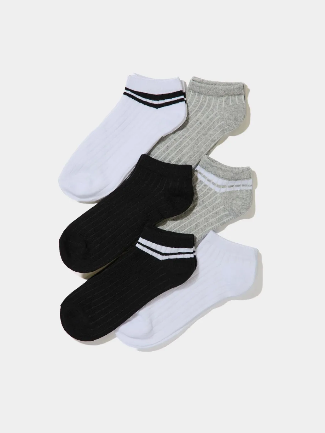 Suzy Shier Socks & Tights>6-Pack Of Ankle Socks