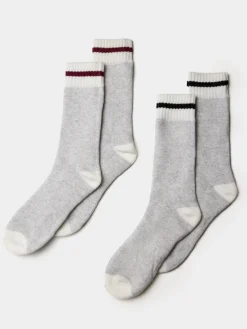 Suzy Shier Socks & Tights>2-Pack Of Cabin Socks