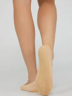 Suzy Shier Socks & Tights>3-Pack Of Invisible Mesh Liner Socks