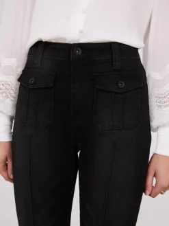 Suzy Shier Jeans|Pants>Pintuck Front Bootcut Jeans