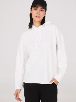 Suzy Shier Lounge & Pjs|Long Sleeve>Quilted Jacquard Hoodie