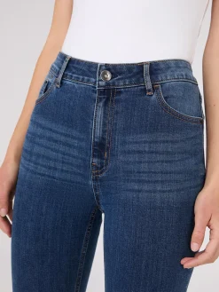 Suzy Shier Jeans|Pants>Rhinestone Embellished Slim Leg Jeans