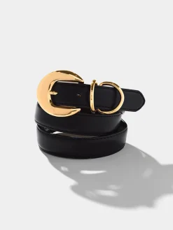 Suzy Shier Belts, Handbags & Shoes>Round Buckle Faux Leather Belt