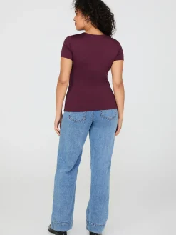 Suzy Shier Suzy Everyday|Short Sleeve><noscript><img width=