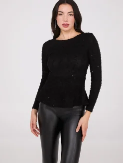 Suzy Shier Tops|Long Sleeve><noscript><img width=