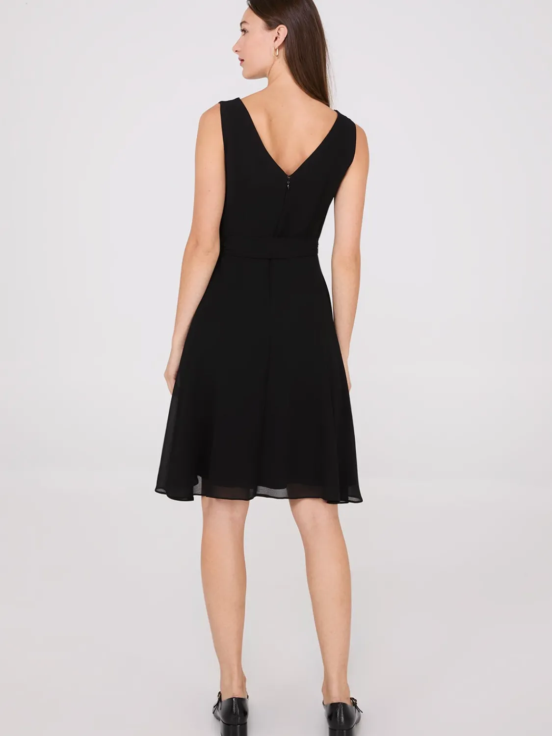 Suzy Shier Mini|Midi & Maxi>Sequin Cowl Neck Fit & Flare Dress