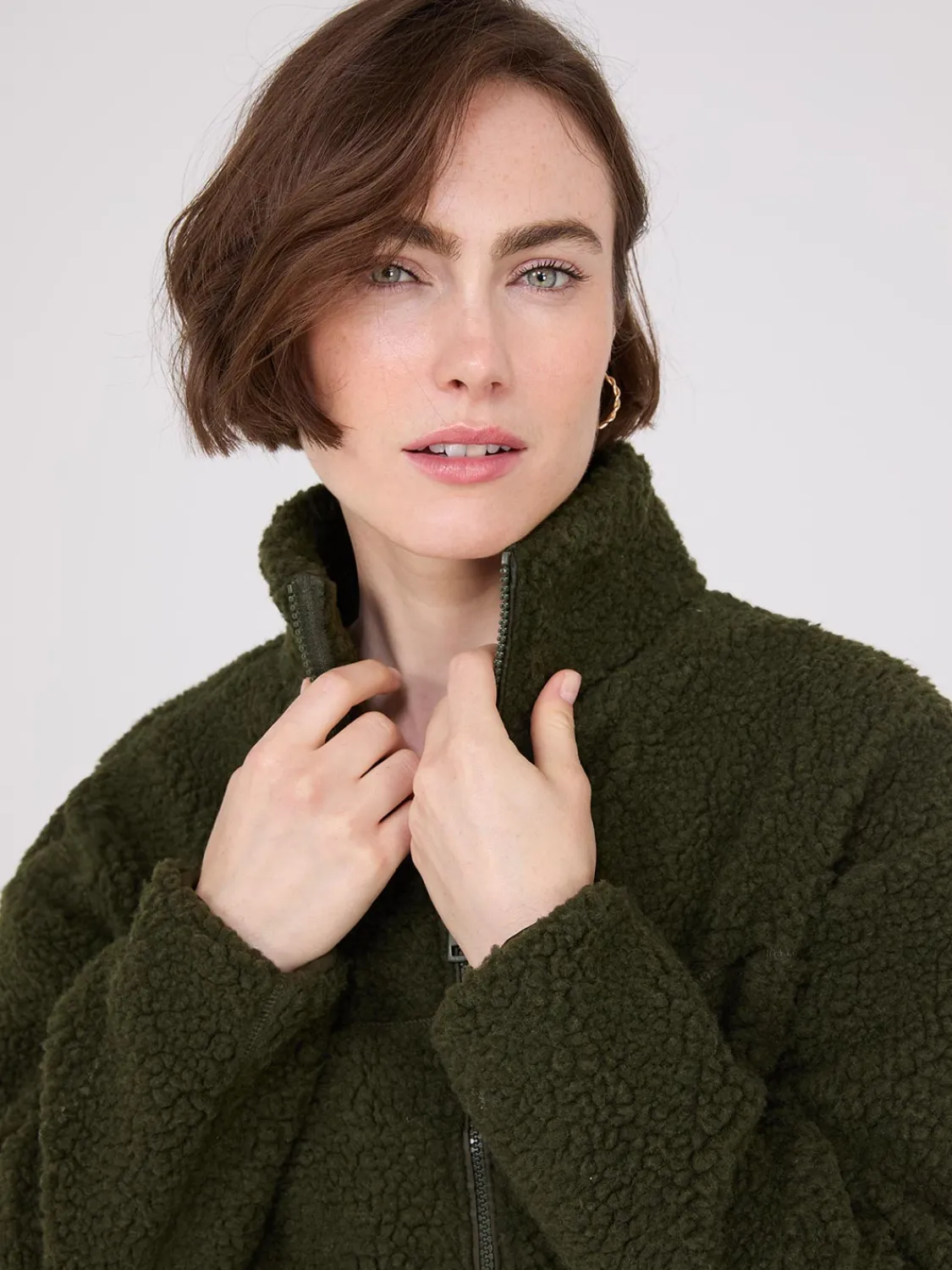 Suzy Shier Puffers & Jackets|Puffers & Jackets>Sherpa Jacket