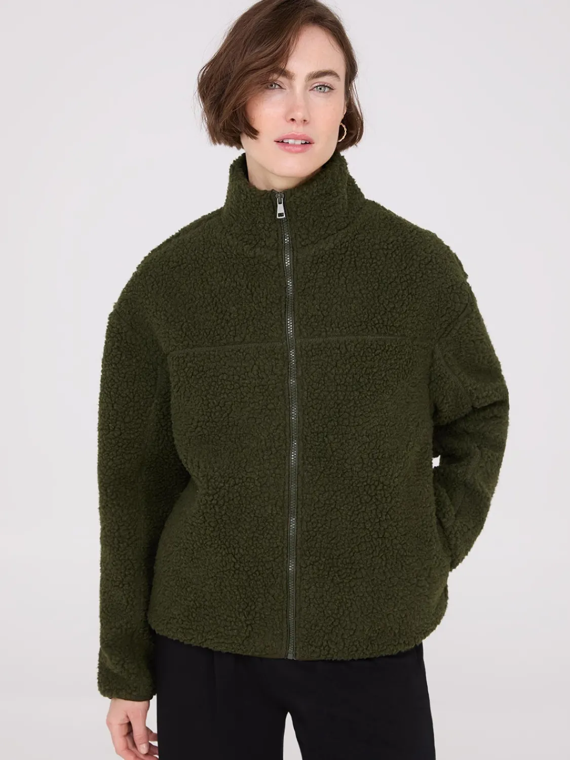 Suzy Shier Puffers & Jackets|Puffers & Jackets>Sherpa Jacket