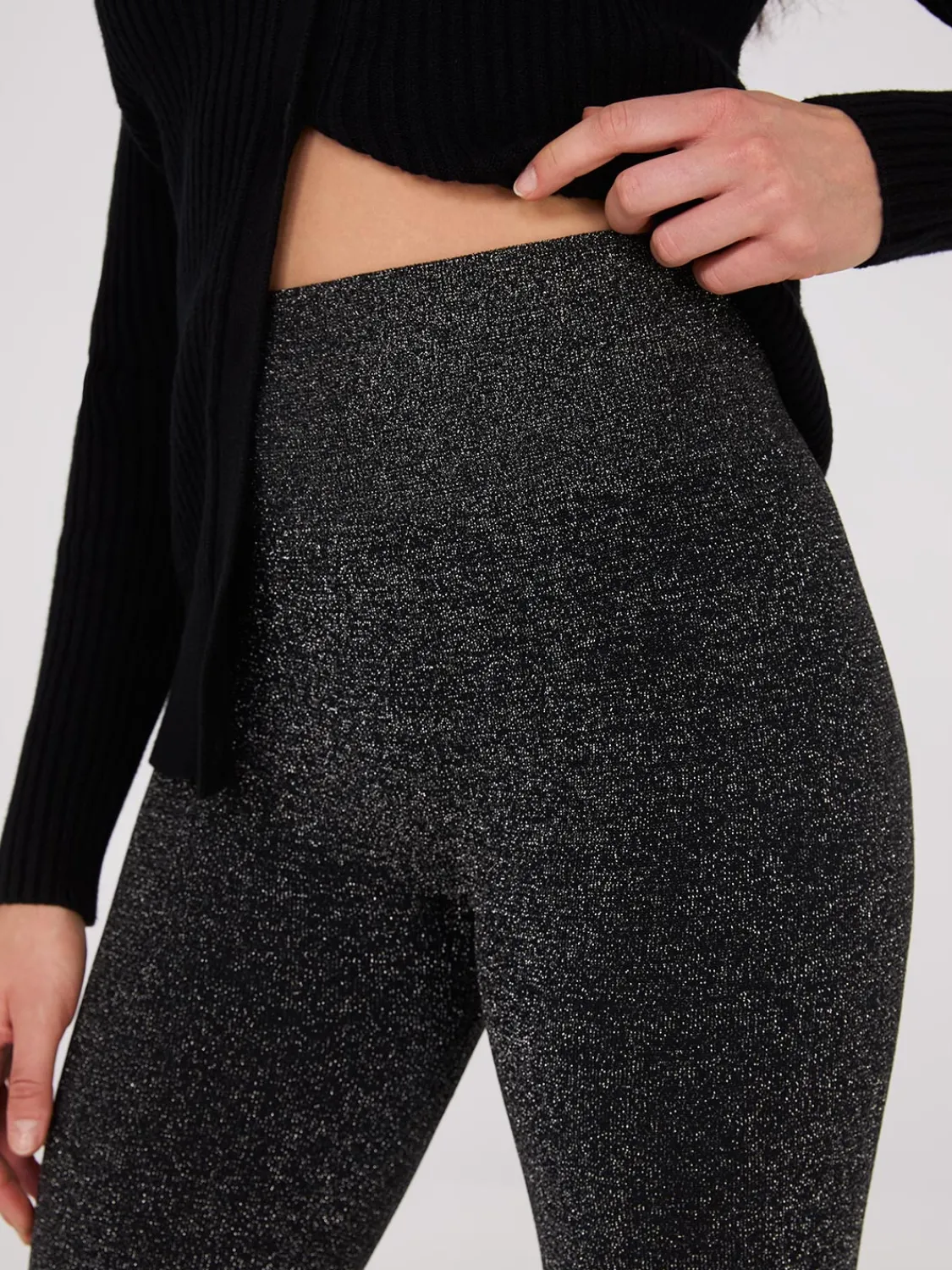 Suzy Shier Leggings & Sweatpants>Shimmer Seamless Leggings