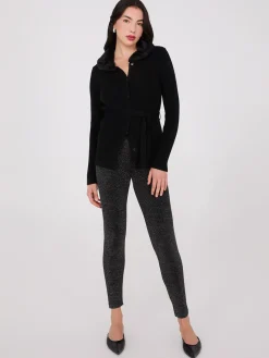 Suzy Shier Leggings & Sweatpants>Shimmer Seamless Leggings