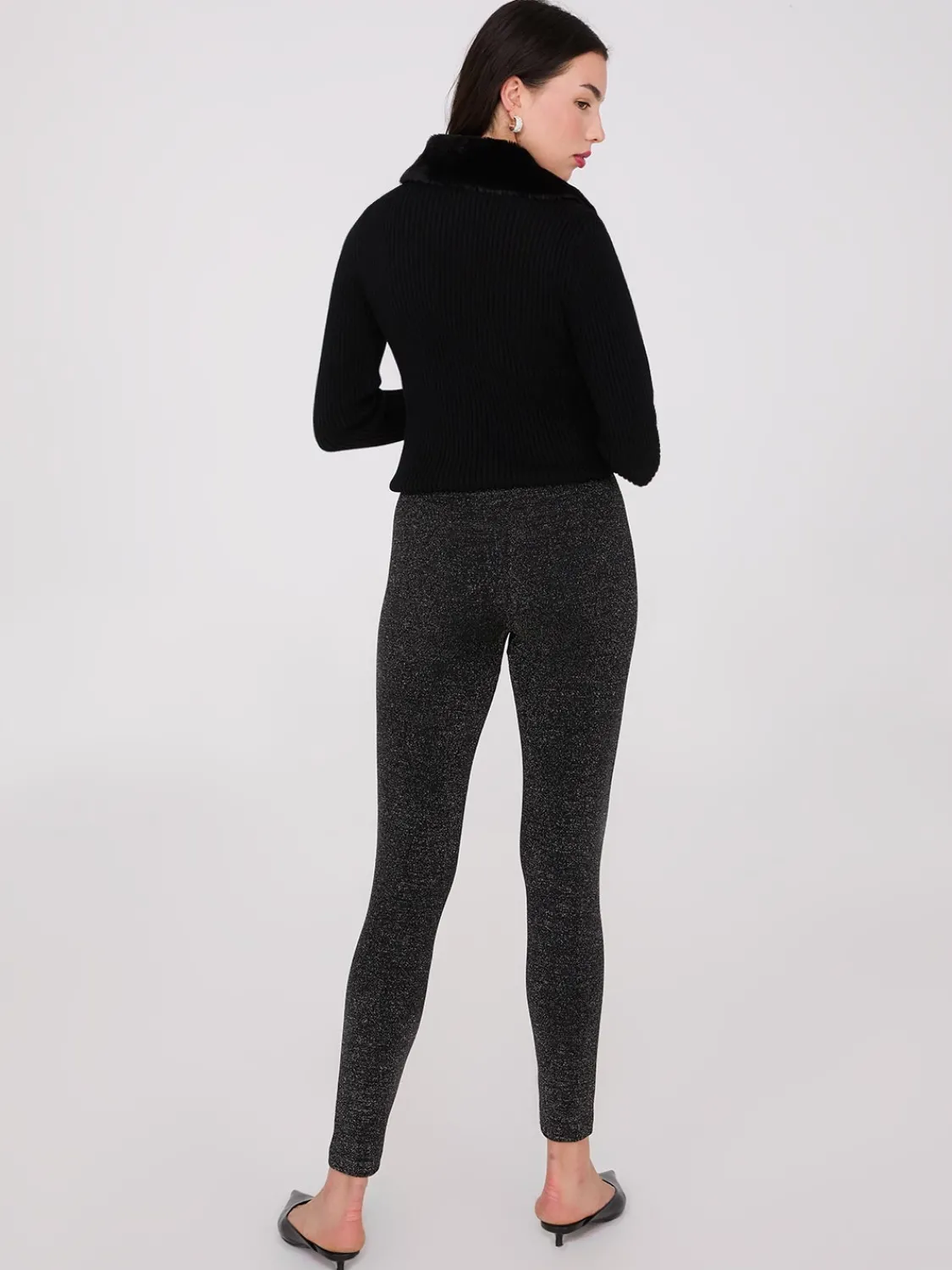 Suzy Shier Leggings & Sweatpants>Shimmer Seamless Leggings