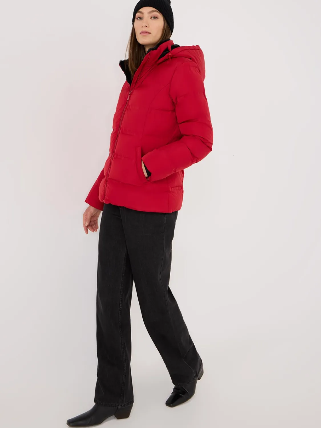 Suzy Shier Puffers & Jackets|Puffers & Jackets>Short Puffer Jacket