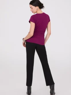 Suzy Shier Tops|Short Sleeve><noscript><img width=