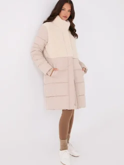 Suzy Shier Puffers & Jackets|Puffers & Jackets>Short Shearling Puffer Jacket
