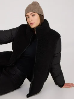 Suzy Shier Puffers & Jackets|Puffers & Jackets>Short Shearling Puffer Jacket
