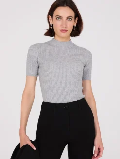 Suzy Shier Short Sleeve|Sweaters & Cardigans><noscript><img width=